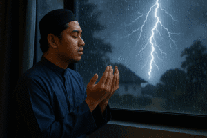 Lafalkan Doa Ketika Ada Petir Ini Agar Hati Tenang dan Terlindungi