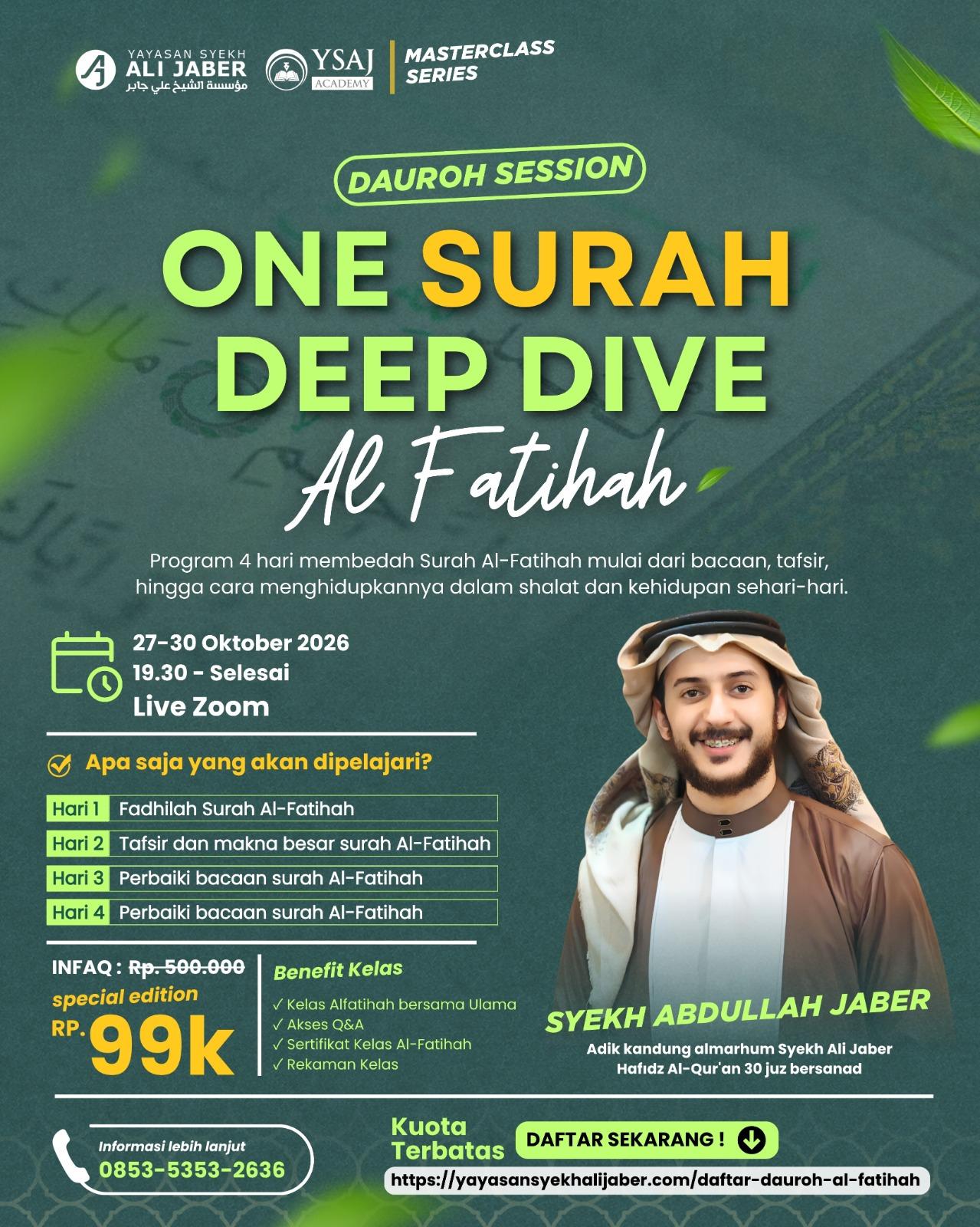 Poster Dauroh Session Al-Fatihah